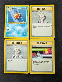 Pokemon Base Set 4th Print 1999-2000 UK lot 35 cards Commons, Uncommons, Energy - Image 8