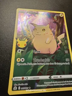 MINT Pokemon Card -Pikachu - Full Art Celebrations 25th Anniversary 005/025 - Image 1