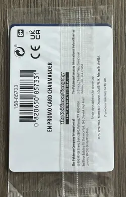 Charmander GameStop Exclusive Reverse Holo Promo Card 004/165 Pokemon 151 SEALED - Image 4