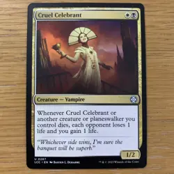 1x CRUEL CELEBRANT - War of the Sparks - MTG - NM - Magic the Gathering Card - Image 1