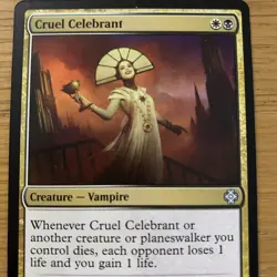 1x CRUEL CELEBRANT - War of the Sparks - MTG - NM - Magic the Gathering Card - Image 2
