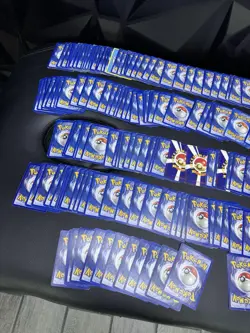 250+ Pokemon Cards Lot Damaged mid Era Base Set Pikachu Cyndaquil Meowth - Image 10