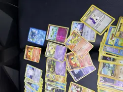 250+ Pokemon Cards Lot Damaged mid Era Base Set Pikachu Cyndaquil Meowth - Image 3