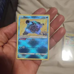 PokÃ©mon TCG Radiant Blastoise Holo Card Pokemon Go, 018/078 Series - Image 1
