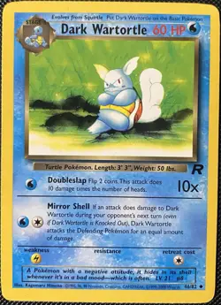 Dark Wartortle 46/82 Team Rocket Regular - PokÃ©mon Card - Image 1