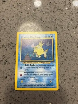 🎣 Pokémon TCG Shining Magikarp Neo Revelation Holo Card 66/64 🔥 - Image 1