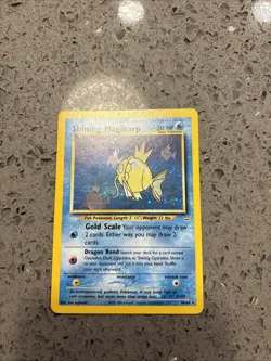 🎣 Pokémon TCG Shining Magikarp Neo Revelation Holo Card 66/64 🔥 - Image 11