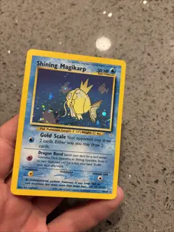 🎣 Pokémon TCG Shining Magikarp Neo Revelation Holo Card 66/64 🔥 - Image 14