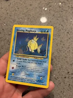🎣 Pokémon TCG Shining Magikarp Neo Revelation Holo Card 66/64 🔥 - Image 3