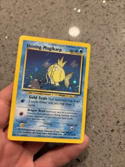 🎣 Pokémon TCG Shining Magikarp Neo Revelation Holo Card 66/64 🔥 - Image 4