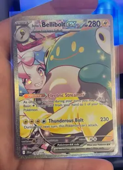 Iono's Bellibolt EX PokÃ©mon Card 183/159 Scarlet & Violet Series - Image 1