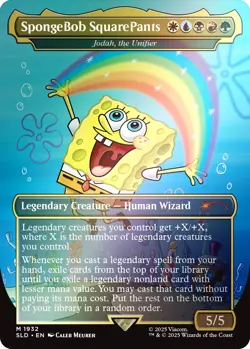 Mtg Magic Card Secret Lair SpongeBob Bikini Bottom FOIL Sealed - Image 2