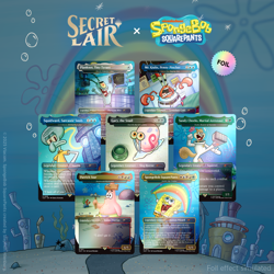 Mtg Magic Card Secret Lair SpongeBob Bikini Bottom FOIL Sealed - Image 9