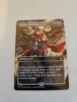 Divine Visitation Borderless Anime MTG RVR LP - Image 1