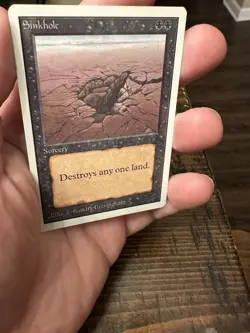 Magic The Gathering Mtg 4 Card Lot Sinkhole Unlimited 30th Edition - Image 7