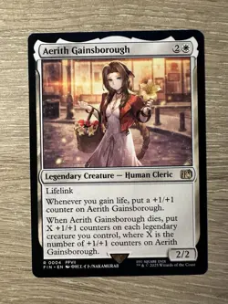 MTG Final Fantasy Aerith Gainsborough Rare Regular - Image 1
