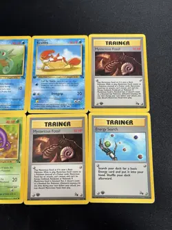 Pokemon Fossil 1st Edition WOTC Bundle x12 Cards - Image 4