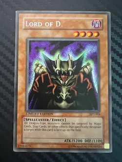 Yugioh Lord of D. BPT-004 Limited Edition Secret Rare MP/HP - Image 1