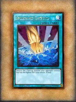 Yugioh Smashing Ground PGL2-EN075 Gold Rare 1st Ed NM - Image 1