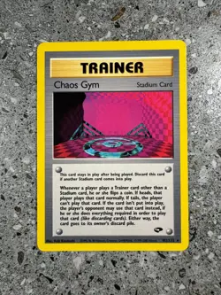 Pokemon TCG Cards Chaos Gym 102/132 Gym Challenge Rare LP - Image 5