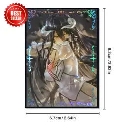 67×92Mm 120PCS Holographic Anime Card Sleeves for TCG Top Loading Board Game Car - Image 3