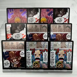 10 X ONE PIECE DON FOIL CARDS AS PICTURED - Image 1