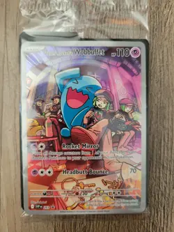 Team Rocket's Wobbuffet 203 Sv: Destined Rivals Promo Card - Box Fresh/Sealed - Image 1