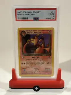 Team Rocket Dark Charizard 21/82 - PSA 4 Non Holo 2000 Pokemon Card - Image 1