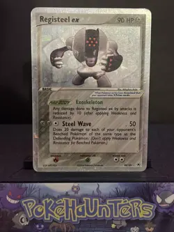 Pokemon Card Registeel ex 99/101 ex Hidden Legends Rare Holo Played - Image 1