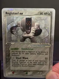 Pokemon Card Registeel ex 99/101 ex Hidden Legends Rare Holo Played - Image 2