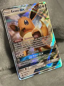 Evee GX SM Black Star Promo Sm174 2019 Pokemon Trading Card - Image 1