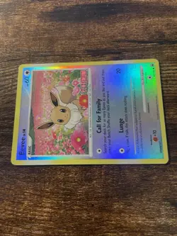 Pokemon Eevee Platinum STAMPED Reverse Holo 62/100 Burger King Promo TCG Card MP - Image 9