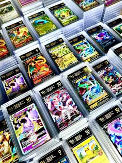 Lot of 9 BIG CHARACTER Graded Pokemon Card Slabs GRADE 9-10 ONLY - Whatnot Bulk - Image 1