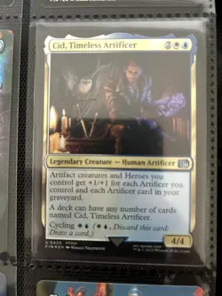 Cid, Timeless Artificer (0420) Final Fantasy Foil - MTG - NM! - Image 1