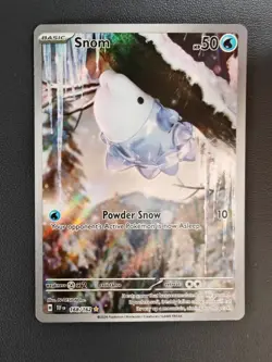 Pokémon TCG Snom 168/162 Scarlet Violet Temporal Forces Illustration Rare Card - Image 3