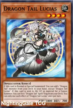 Yugioh! Dracotail Lukias *COLLECTOR'S RARE* Justice Hunters JUSH-EN001 PREORDER - Image 1