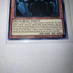 Yugioh! Obelisk The Tormentor - KICO-EN064 - Ultra Pharaoh's Rare - 1st Edition  - Image 4