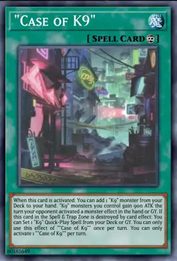 Yugioh! "A Case For K9" *STARLIGHT* Justice Hunters JUSH-EN040 PREORDER - Image 1
