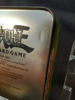 YuGiOh  ELEMENTAL  HERO  PLASMA  VICE  TIN   2007  & Sealed Hero Card - Image 16