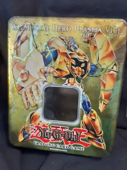 YuGiOh  ELEMENTAL  HERO  PLASMA  VICE  TIN   2007  & Sealed Hero Card - Image 2