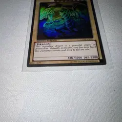 Blue-Eyes White Dragon GLD5-EN001 Ghost Rare Near Mint Yugioh  - Image 4
