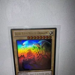 Blue-Eyes White Dragon GLD5-EN001 Ghost Rare Near Mint Yugioh  - Image 5