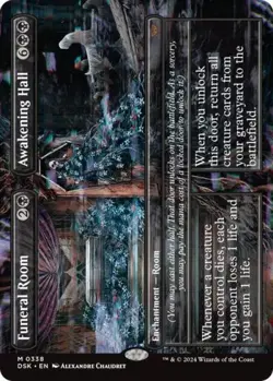 Funeral Room / Awakening Hall (Borderless) -Foil Near Mint MTG - Image 1