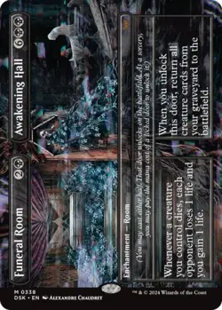 Funeral Room / Awakening Hall (Borderless) -Foil Near Mint MTG - Image 2