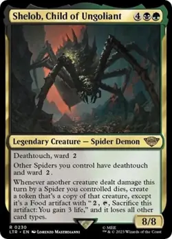 Shelob, Child of Ungoliant -Foil Light Play MTG - Image 1