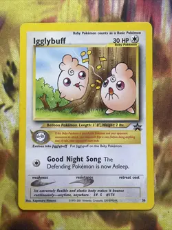 Igglybuff 36 WOTC Black Star Promo Pokémon Card - Image 3
