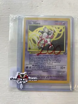 MR. MIME 6/64 Holo Rare Pokémon Card – 1999 Jungle Set – Played Condition - Image 8