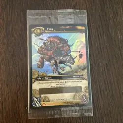 World of Warcraft WOW TCG Tiny Loot Card Unscratched X 1 card - Image 1