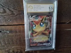 Pokemon Cards promo Holo victini vmax secret 022/163 gx ex graded art v card b1 - Image 1