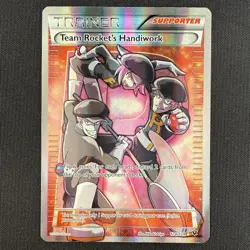 Pokemon TCG Team Rocket's Handiwork 124/124 Fates Collide Full Art Holo Card - Image 3